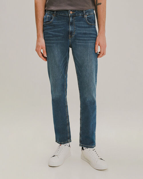 Jeans Slim Azul Marino